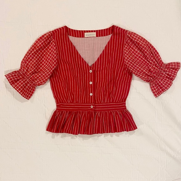 NWOT Daydress Priyanka top RED - Picture 1 of 5